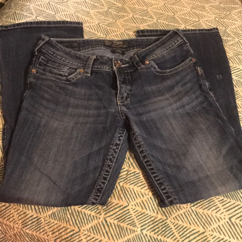 Silver Suki Jeans